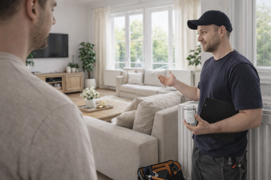 comment elle mesure la temperature et prend ses decisions