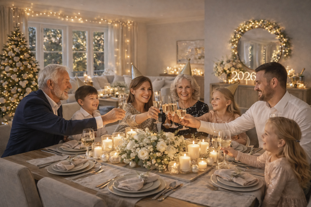 decoration nouvel an 2026 idees pratiques theme table ambiance lumineuse