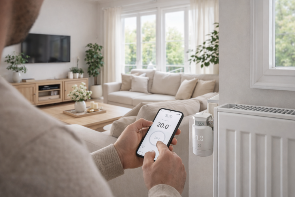 fonctionnement dune vanne thermostatique connectee