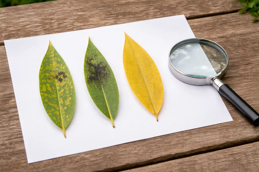 feuilles-tachees-noircies-jaunies-diagnostic-rapide-par-symptomes