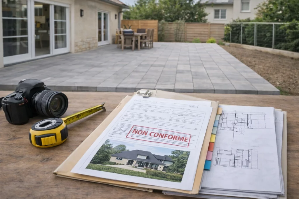 travaux sans autorisation risques reels controles et regularisation